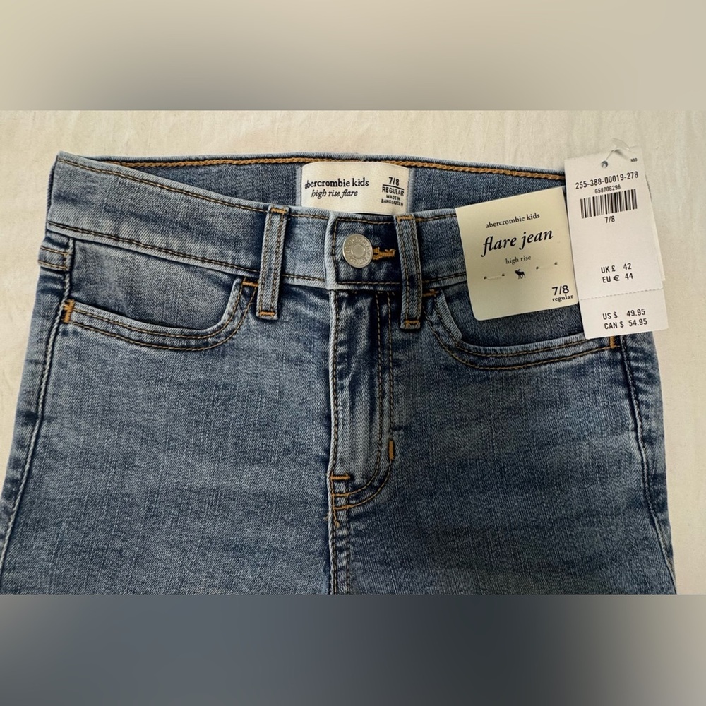 Abercrombie girls flare jeans. Brand new with tag. - Picture 2 of 3